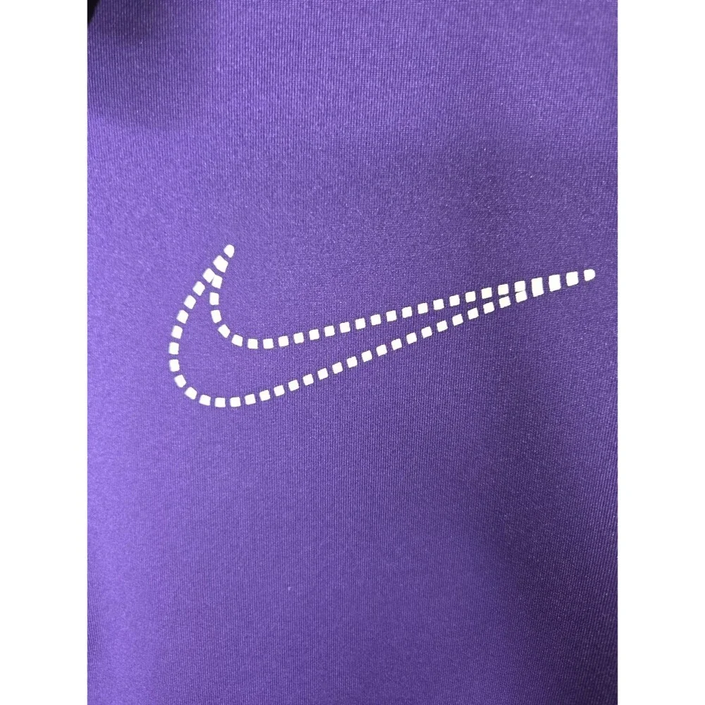 Nike Golf Dri-FIT Performance Purple Polo Shirt, Size Medium